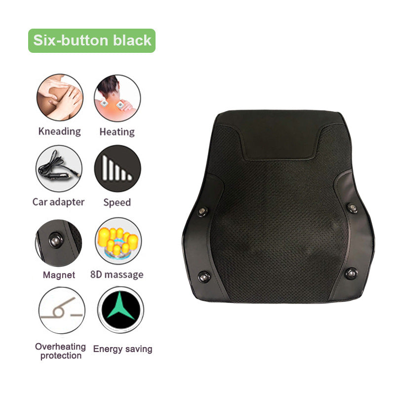 Neck Infrared Kneading Heating Smart Home Office Massage Pillow