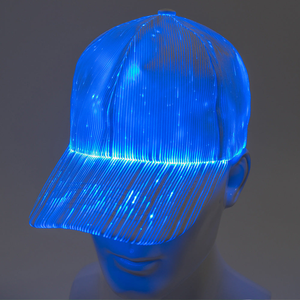 led fiber optic hat