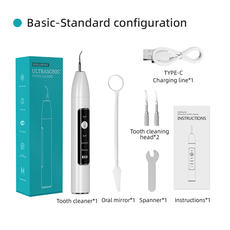 Visual Household Frequency Tracking Ultrasonic Dental Cleaner